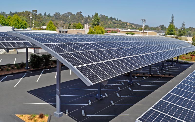 Ground-Mounted Solar Structure